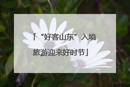 “好客山东”入境旅游迎来好时节