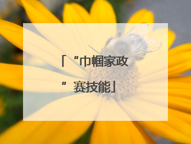 “巾帼家政”赛技能