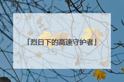 烈日下的高速守护者