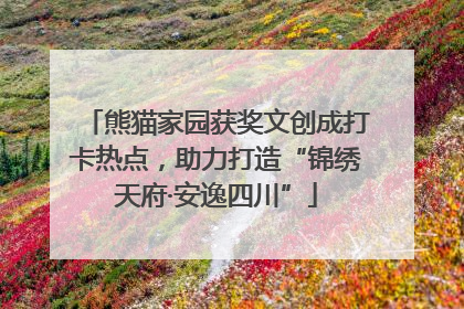 熊猫家园获奖文创成打卡热点，助力打造“锦绣天府·安逸四川”