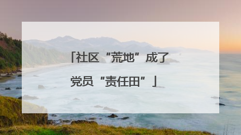 社区“荒地”成了党员“责任田”
