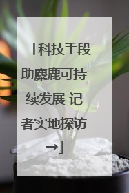 科技手段助麋鹿可持续发展 记者实地探访→