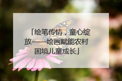 绘笔传情，童心绽放——绘画赋能农村困境儿童成长