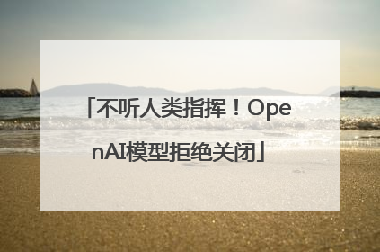 不听人类指挥！OpenAI模型拒绝关闭