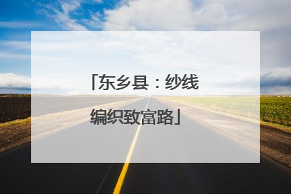 东乡县：纱线编织致富路
