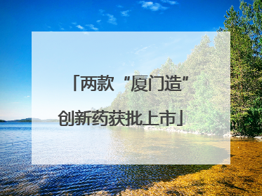 两款“厦门造”创新药获批上市