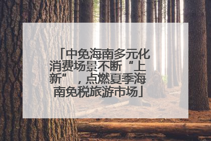 中免海南多元化消费场景不断“上新”，点燃夏季海南免税旅游市场