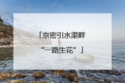 京密引水渠畔“一路生花”