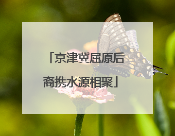京津冀屈原后裔携水源相聚