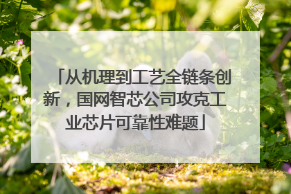 从机理到工艺全链条创新，国网智芯公司攻克工业芯片可靠性难题