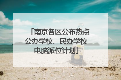 南京各区公布热点公办学校、民办学校电脑派位计划