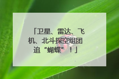 卫星、雷达、飞机、北斗探空组团追“蝴蝶”！