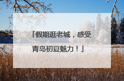 假期逛老城，感受青岛初夏魅力！