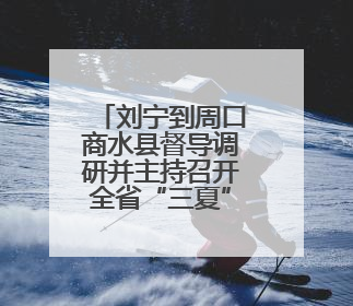刘宁到周口商水县督导调研并主持召开全省“三夏”工作视频调度会