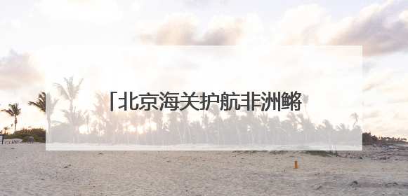 北京海关护航非洲鳉鱼首次引入我国，助力生命科学前沿研究