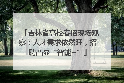 吉林省高校春招现场观察：人才需求依然旺，招聘凸显“智能+”