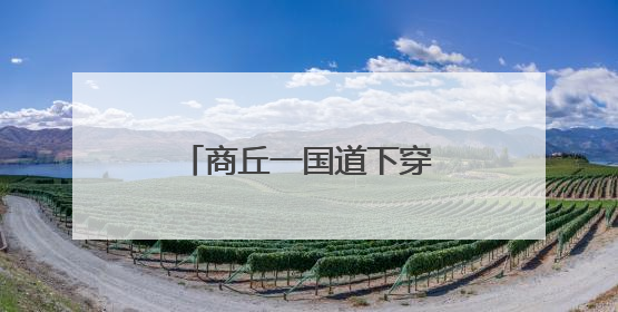 商丘一国道下穿连霍高速立交，预计本月施工