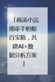 商汤小浣熊牵手蚂蚁百宝箱，共建AI+数据分析方案