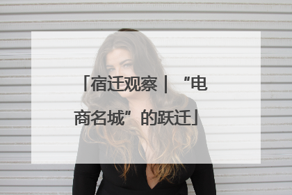 宿迁观察｜“电商名城”的跃迁