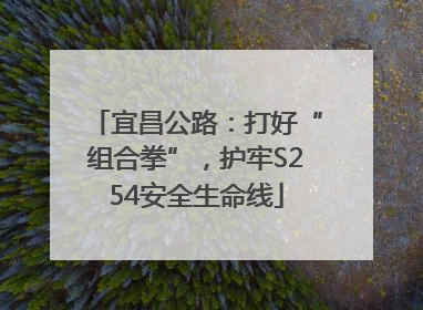 宜昌公路：打好“组合拳”，护牢S254安全生命线