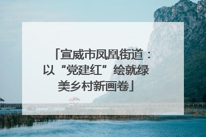 宣威市凤凰街道：以“党建红”绘就绿美乡村新画卷