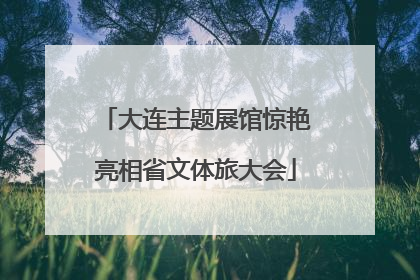 大连主题展馆惊艳亮相省文体旅大会