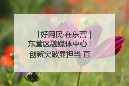 好网民·在东营｜东营区融媒体中心：创新突破显担当 直播赋能谱华章