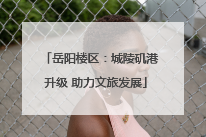 岳阳楼区：城陵矶港升级 助力文旅发展