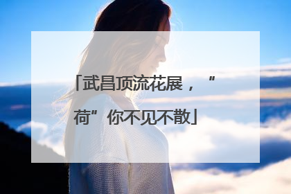 武昌顶流花展，“荷”你不见不散
