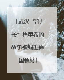 武汉“洋厂长”格里希的故事被编进德国教材