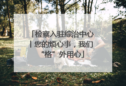 检察入驻综治中心丨您的烦心事，我们“格”外用心