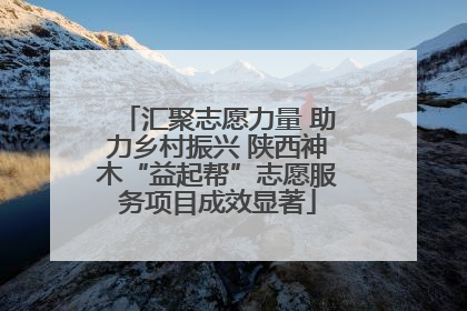 汇聚志愿力量 助力乡村振兴 陕西神木“益起帮”志愿服务项目成效显著