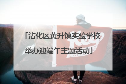 沾化区黄升镇实验学校举办迎端午主题活动