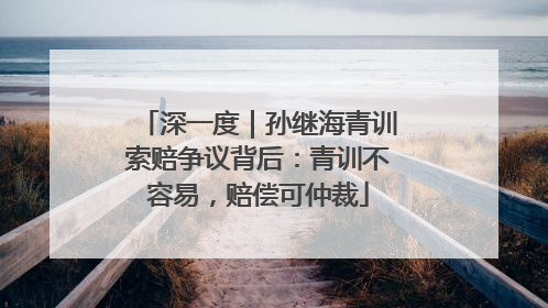 深一度｜孙继海青训索赔争议背后：青训不容易，赔偿可仲裁