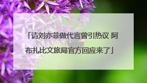 请刘亦菲做代言曾引热议 阿布扎比文旅局官方回应来了