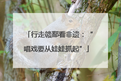 行走赣鄱看非遗：“唱戏要从娃娃抓起”