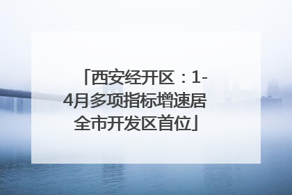 西安经开区：1-4月多项指标增速居全市开发区首位