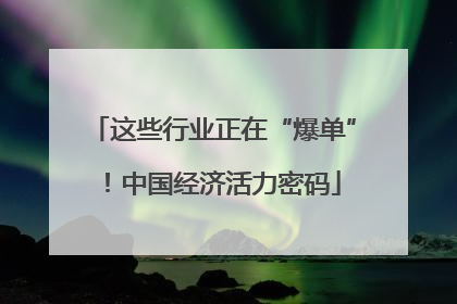 这些行业正在“爆单”！中国经济活力密码