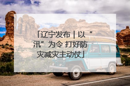 辽宁发布｜以“汛”为令 打好防灾减灾主动仗