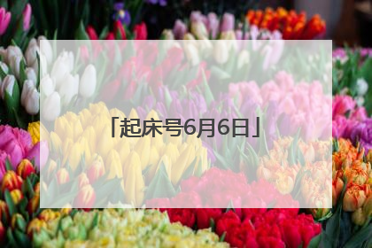 起床号6月6日