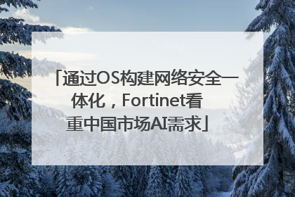 通过OS构建网络安全一体化，Fortinet看重中国市场AI需求