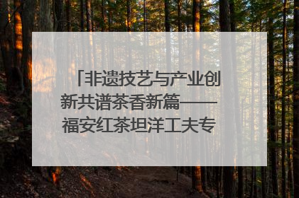 非遗技艺与产业创新共谱茶香新篇——福安红茶坦洋工夫专场推介会在京举办