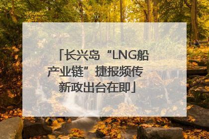 长兴岛“LNG船产业链”捷报频传 新政出台在即