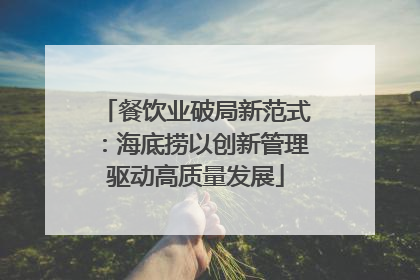 餐饮业破局新范式：海底捞以创新管理驱动高质量发展