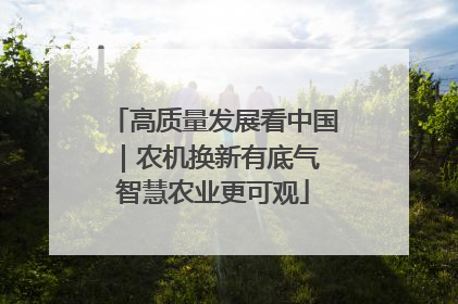 高质量发展看中国｜农机换新有底气 智慧农业更可观