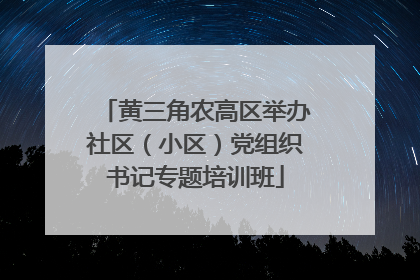 黄三角农高区举办社区（小区）党组织书记专题培训班