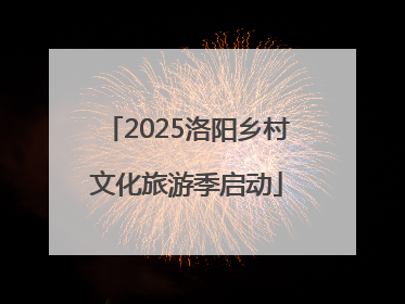 2025洛阳乡村文化旅游季启动