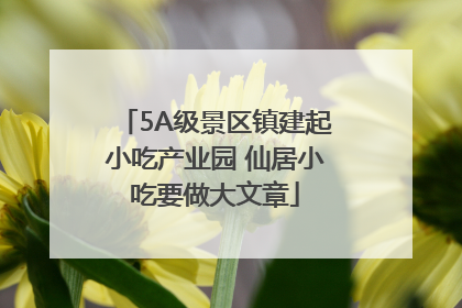 5A级景区镇建起小吃产业园 仙居小吃要做大文章