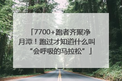 7700+跑者齐聚净月潭！跑过才知道什么叫“会呼吸的马拉松”